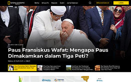 Homepage hero after redesign